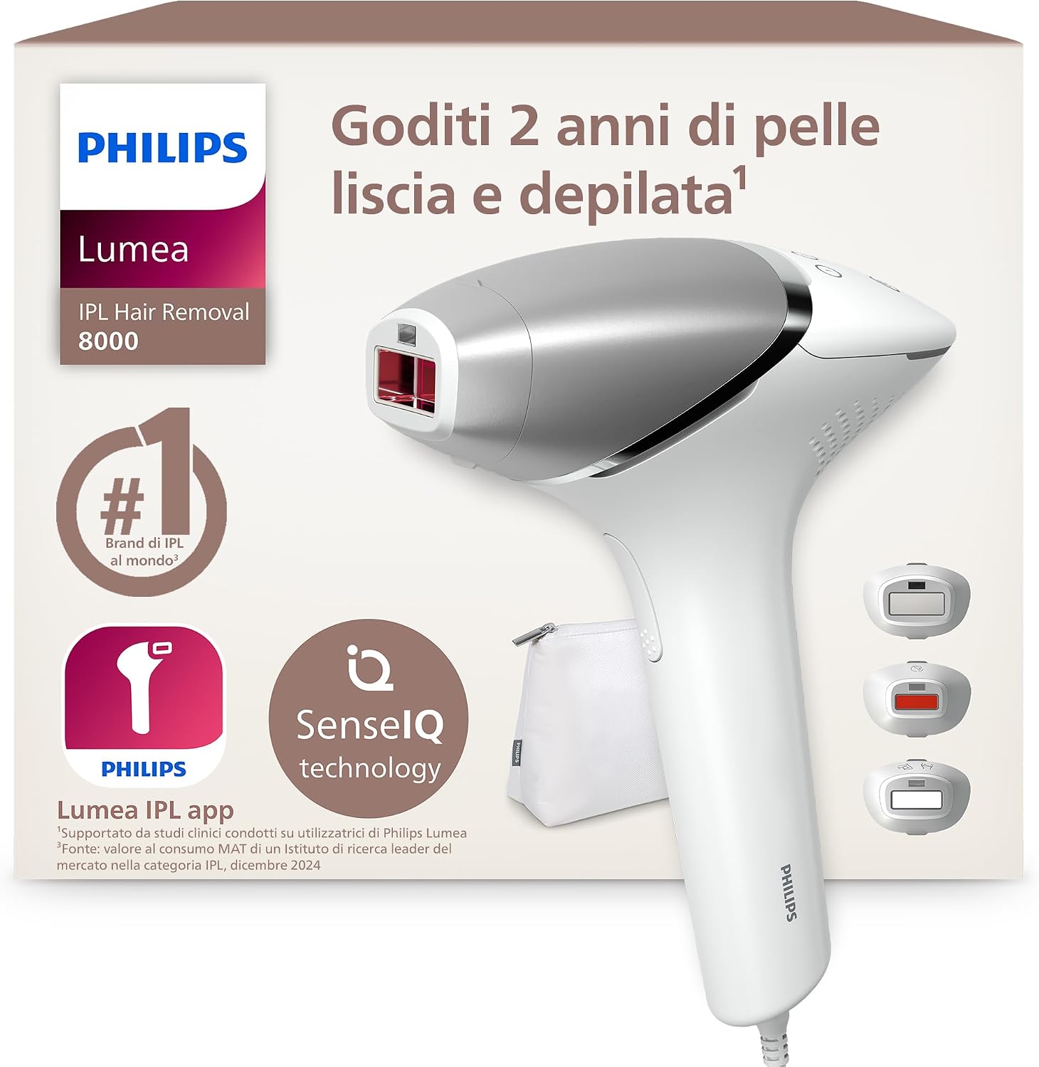 Epilazione a casa con tre accessori: Philips Lumea 8000 a 239,99 euro per il Prime Day - macitynet.it Epilazione a casa con tre accessori: Philips Lumea 8000 a 239,99 euro per il Prime Day - macitynet.it