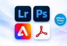 Adobe protagonista della Festa Prime: quattro offerte con sconti fino al 59% Adobe protagonista del Prime Day: quattro offerte con sconti fino al 59% - macitynet.it