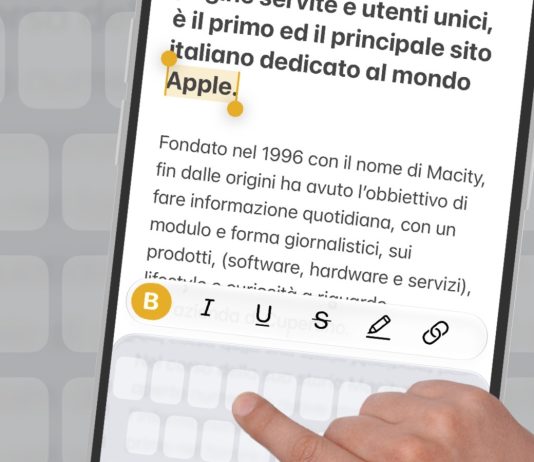 Selezionare il testo su iPhone: il trucco con un dito Selezionare il testo su iPhone: il trucco con un dito - macitynet.it