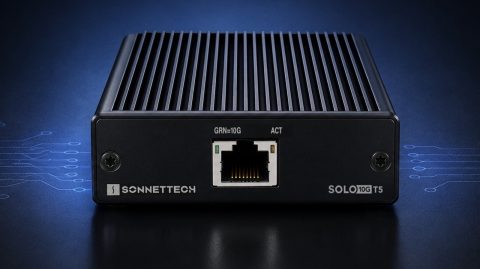 Sonnet Solo10G T5 porta la rete 10 GbE sui Mac Thunderbolt 5 e PC USB4 senza alimentatore