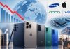 Smartphone, il mercato crolla del 20%: Samsung e Apple resistono al caro memorie Spedizioni globali smartphone, -20% nel terzo trimestre 2026 - macitynet.it