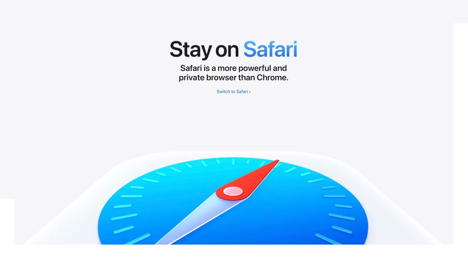 Apple invita a lasciare Chrome: Safari promette fino a 5 ore di streaming in più