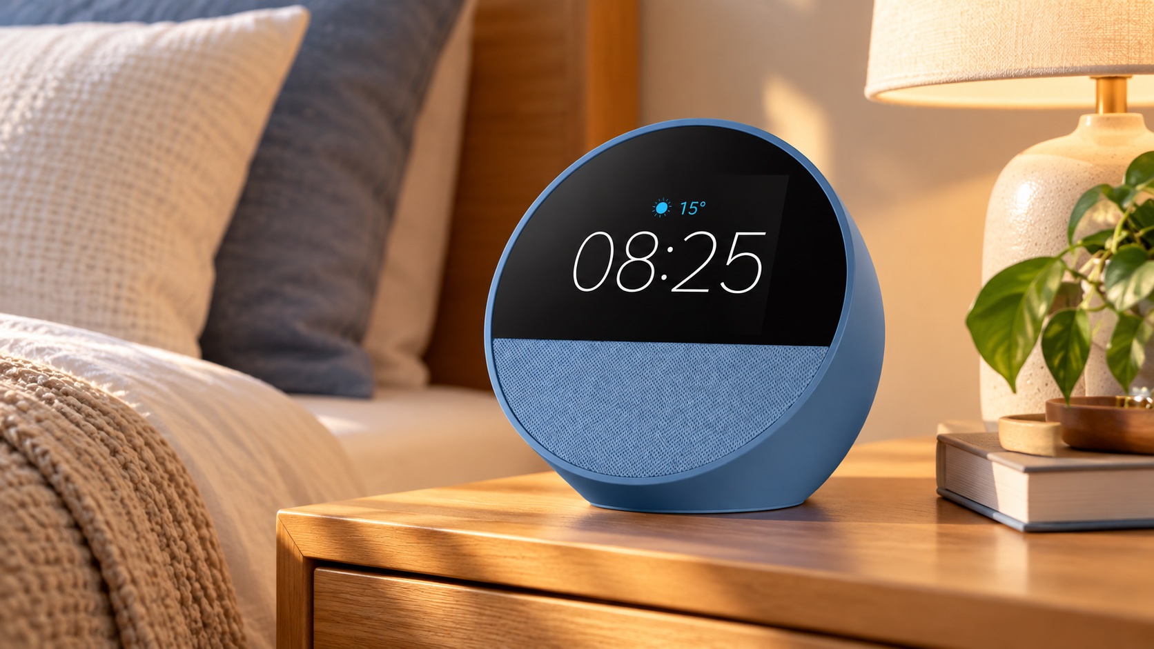 La sveglia del futuro costa 49,99 €: Amazon taglia del 58% il prezzo di Echo Spot