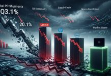 Mercato PC a picco del 20%, Apple perde meno di Lenovo, HP e Dell Spedizioni globali di PC in picchiata nel terzo trimestre - macitynet.it