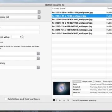 Better Finder Rename, cambiare nome ai file facilmente e automaticamente