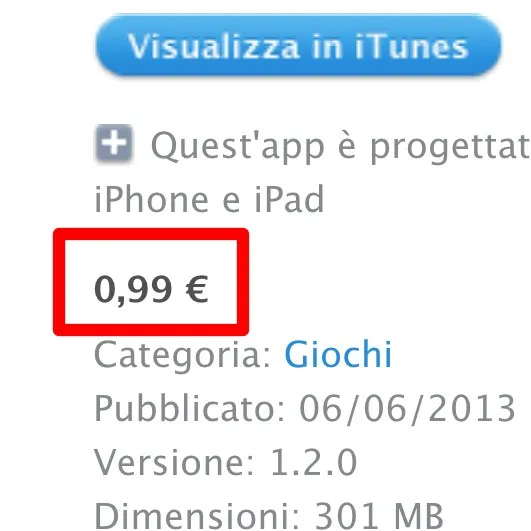 App Store, ora disponibili in Europa applicazioni a 0.99 euro