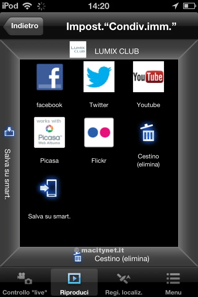 Panasonic Image App: la app mobile di Panasonic in prova su iPod touch Panasonic Image App-1