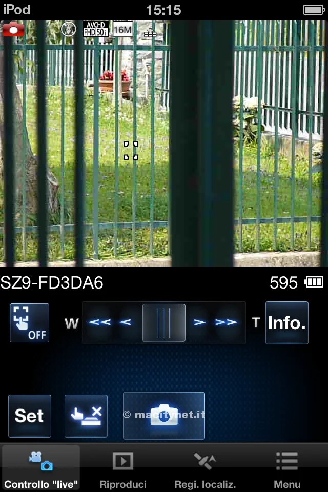Panasonic Image App: la app mobile di Panasonic in prova su iPod touch Panasonic Image App-3