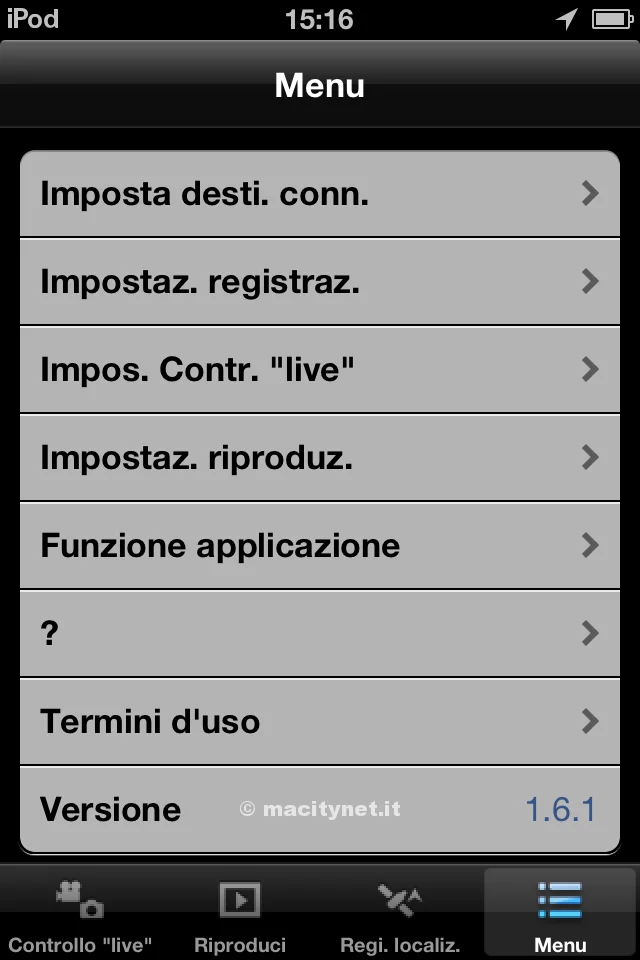 Panasonic Image App: la app mobile di Panasonic in prova su iPod touch Panasonic Image App-6