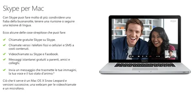 Skype per Mac si aggiorna e arriva alla versione 6.6 skype per mac