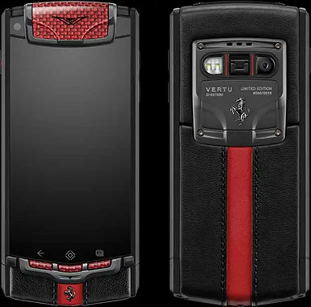 Vertu TI Ferrari, uno smartphone da oltre 12.000 euro Vertuferrari2