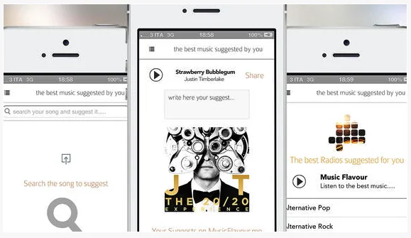 Music Flavour per iPhone