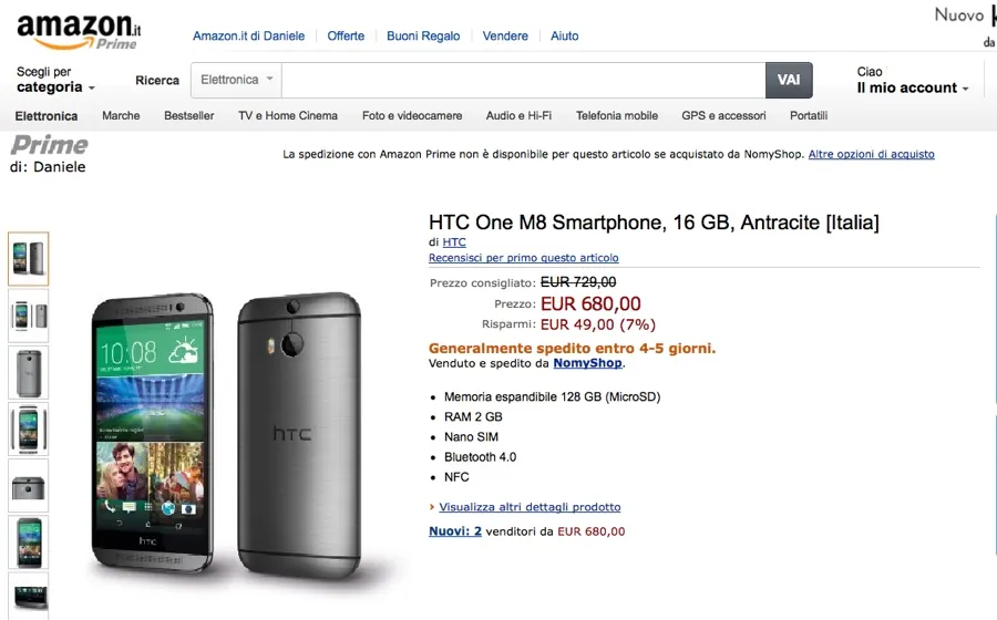 htc one m8 offerta amazon htc one m8 offerta amazon