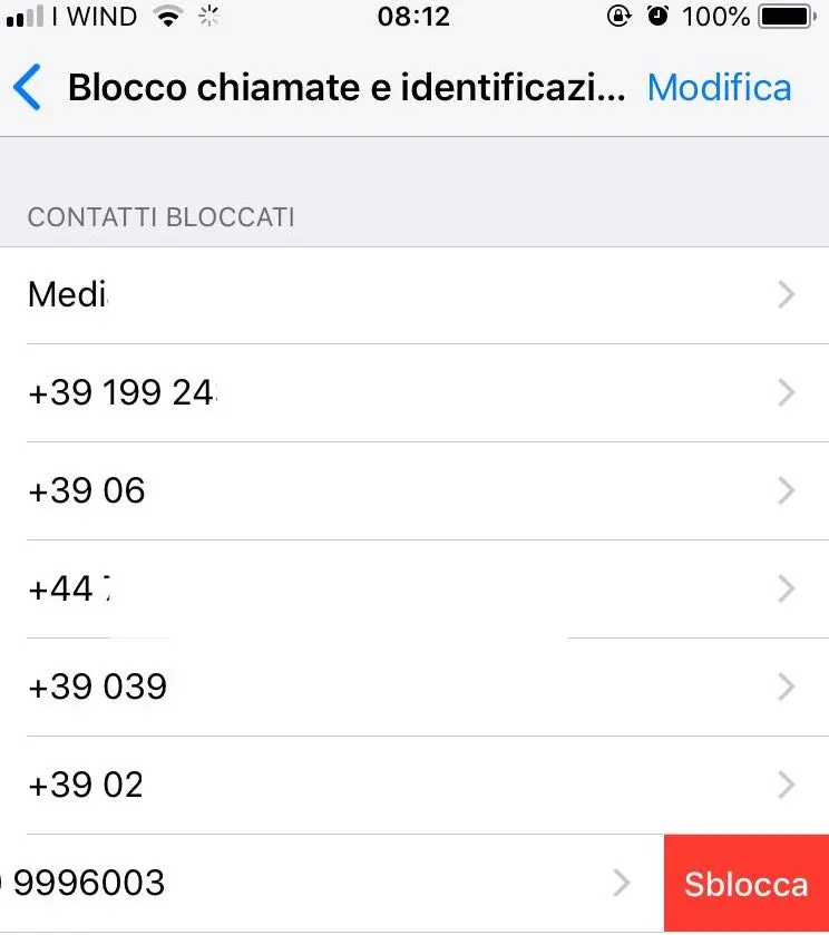 blocco chiamate su iphone