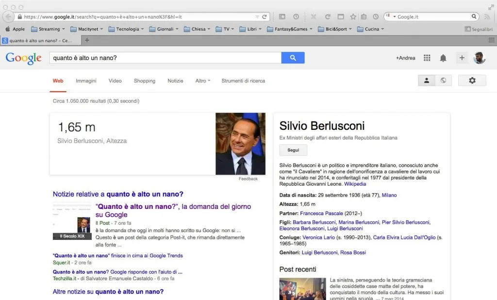 Quanto è alto un nano