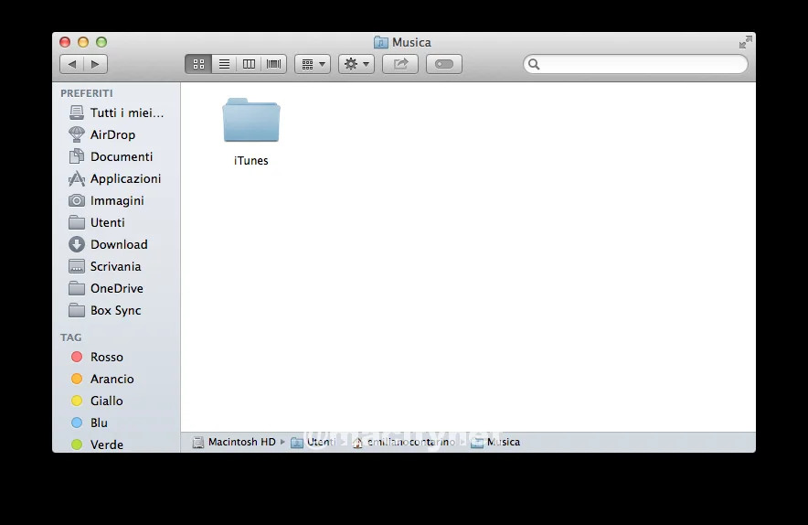 Spostare una libreria iTunes