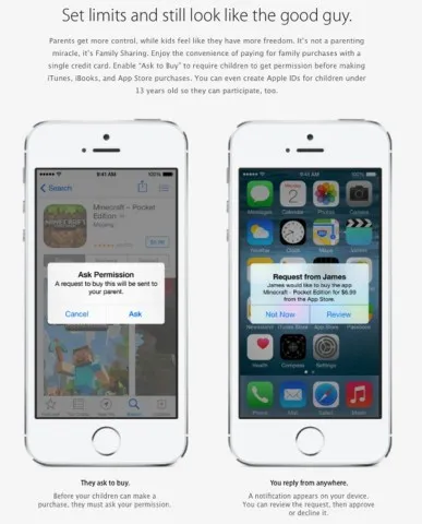 family sharing permessi 600