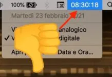 Come personalizzare l’orologio del Mac con Sole, Luna e giorno della settimana Orologio su Mac: come personalizzarlo con Sole, Luna e giorno della settimana