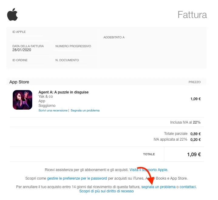 Rimborso App Store, ecco come richiederlo Rimborso App Store, ecco come richiederlo