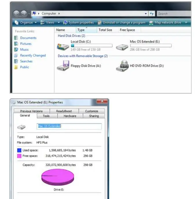 leggere dischi Mac da PC con Windows