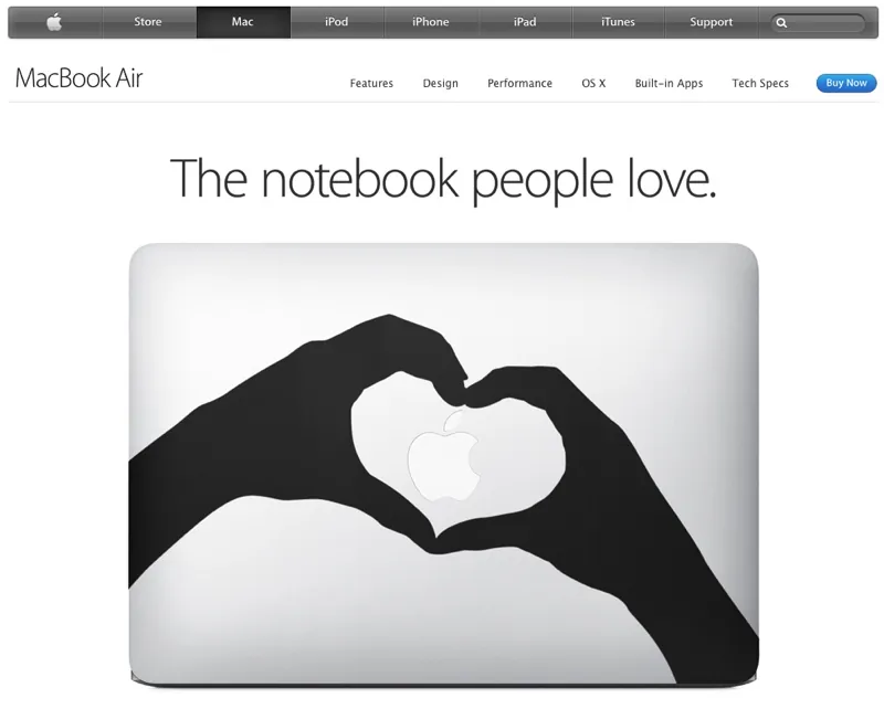 Risultati Apple Q3 2014 - sticker macbook air