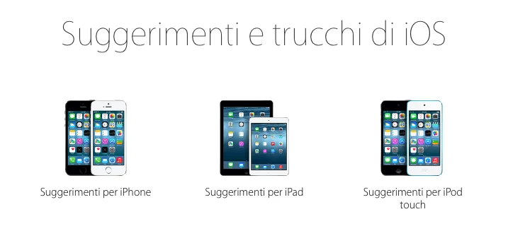 Suggerimenti e trucchi di iOS