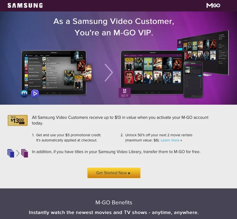 samsung chiude video hub 800