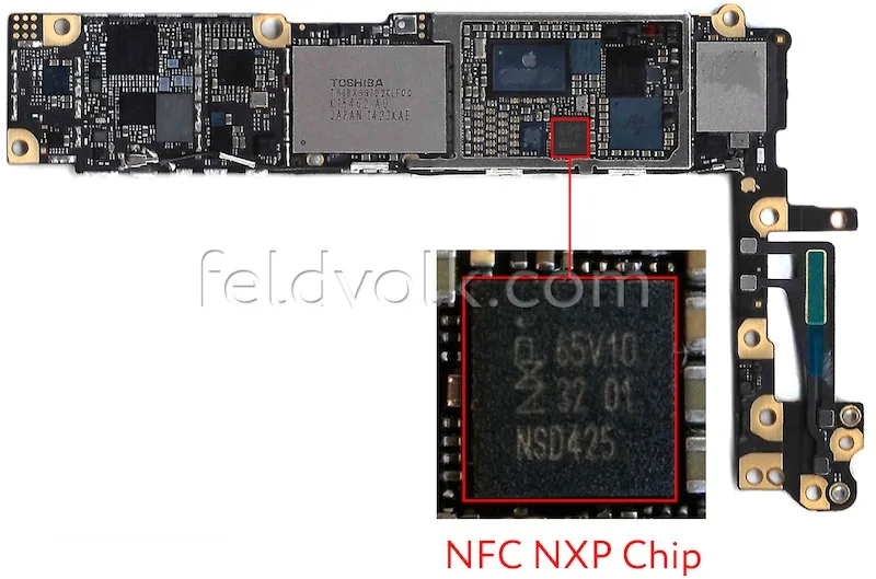 nfc su iPhone