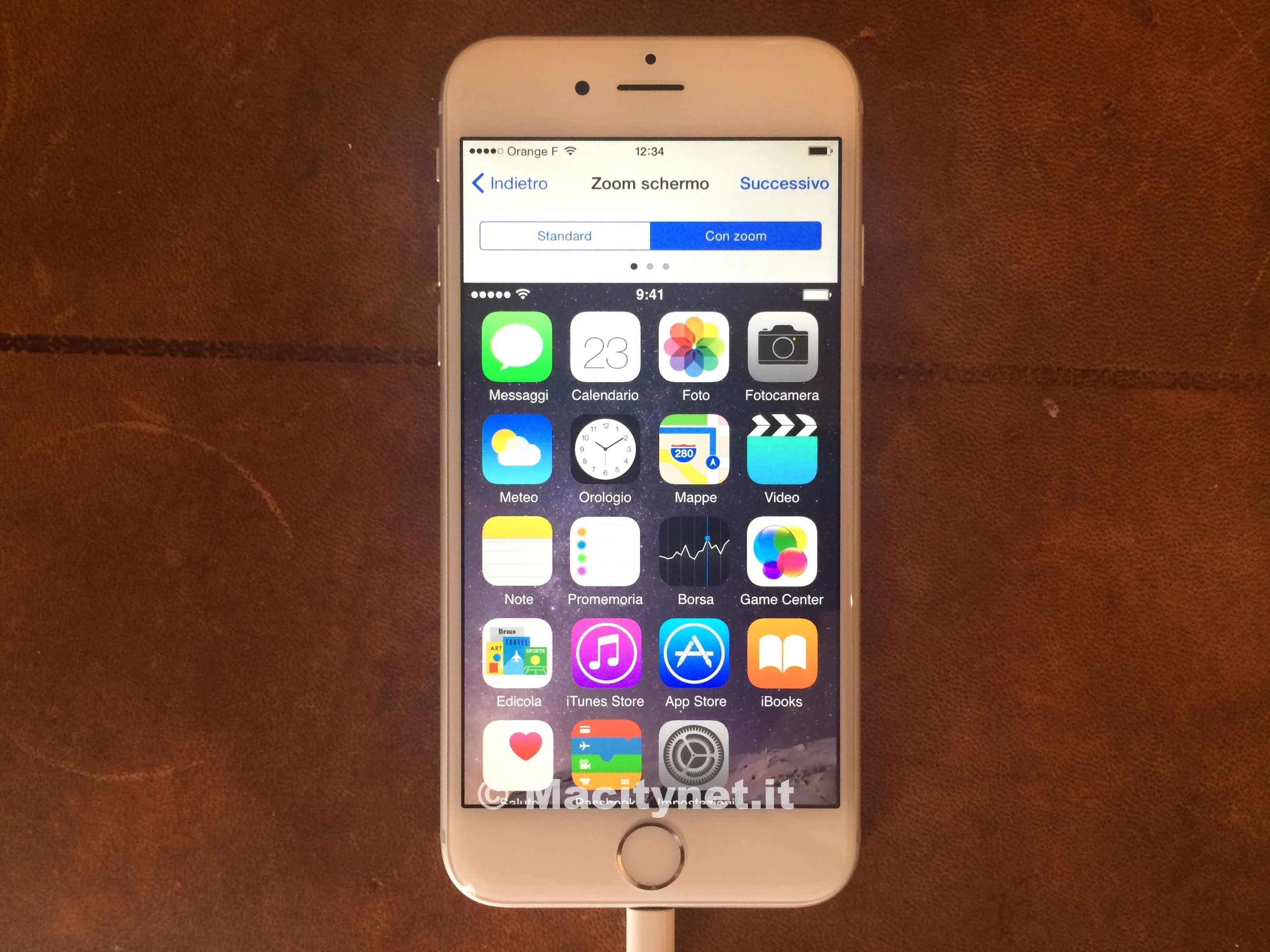 Zoom schermo iPhone 6