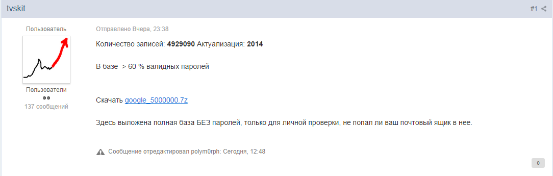 gmail 5 milioni account violati