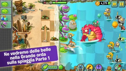 aggiornamento piante contro zombie 2