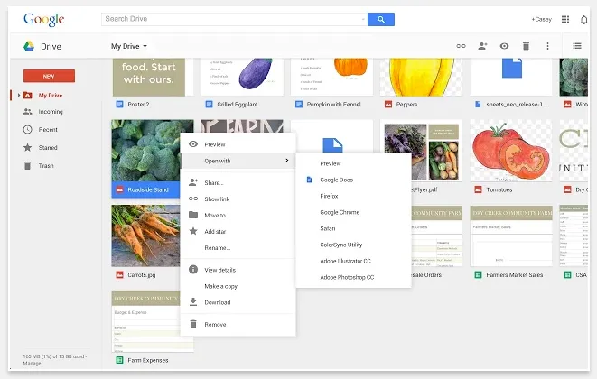 Application Launcher for Drive