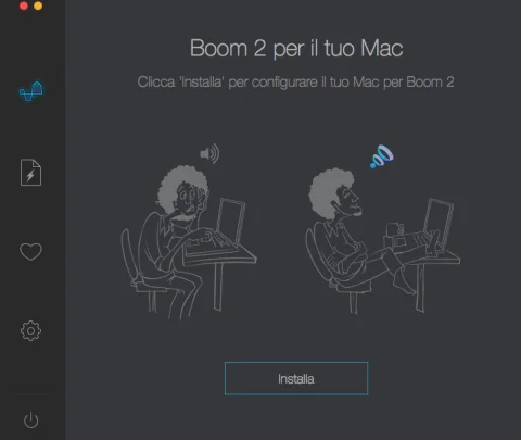 aumentare volume mac