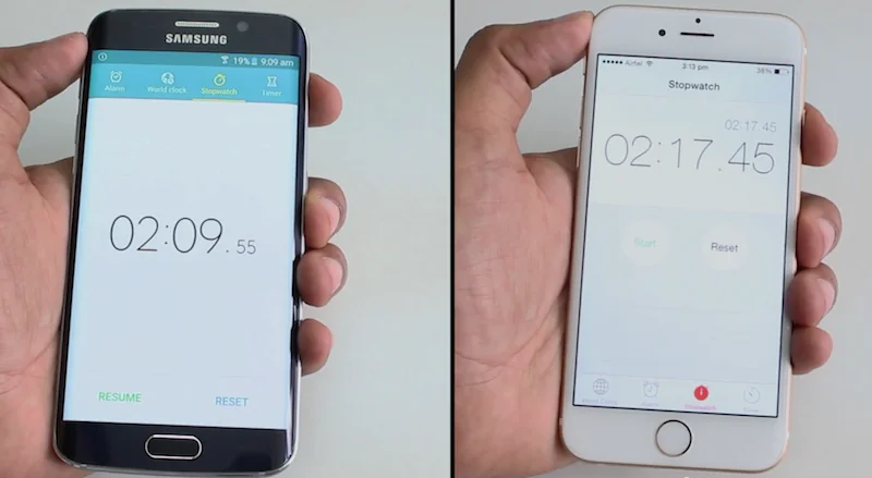 Galaxy S6 Edge vs iPhone 6