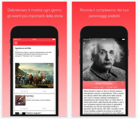 DailyVersary - Accadde oggi