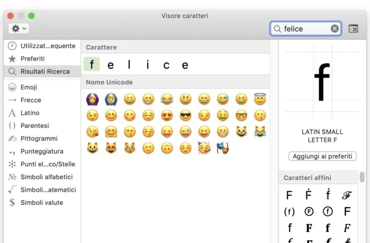 Emoji Mac, una scorciatoia per aggiungerle in un lampo