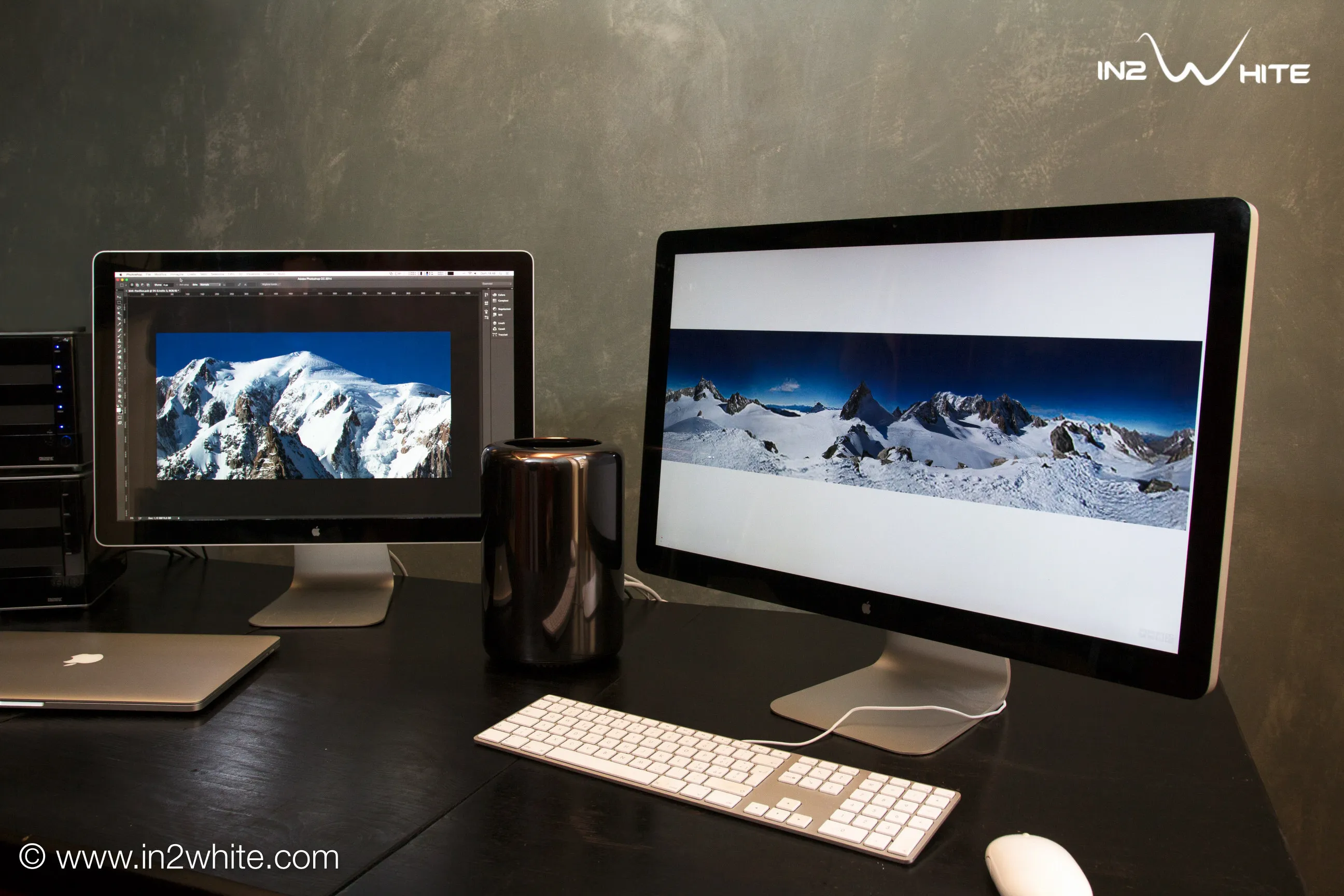 La postazione di montaggio basata su tecnologie Apple