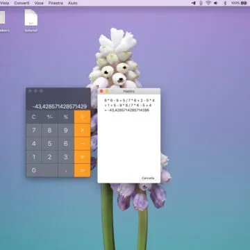 Come trasformare la calcolatrice del Mac in un calcolatore a nastro