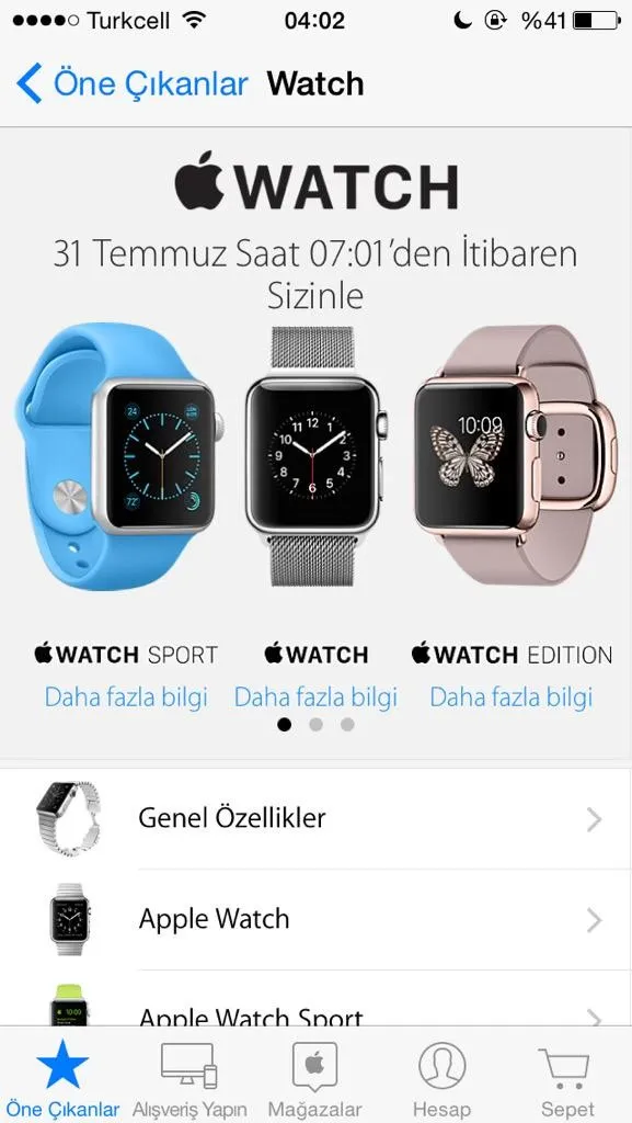 Apple Watch in Turchia