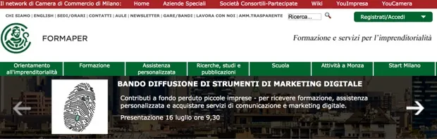 Camera di Commercio di Milano formaperESPERO 620