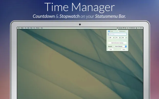 Timer Time Manager per Mac