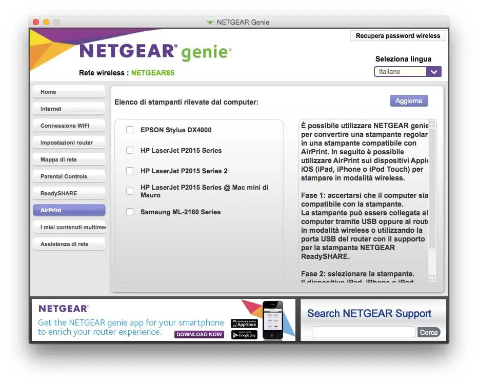 È possibile trasformare qualsiasi stampante in Airprint compatibile