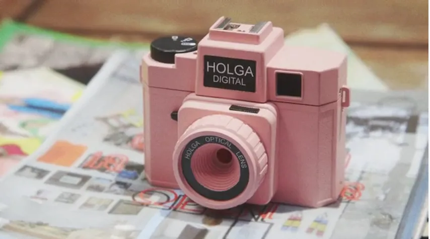 holga digital rosa