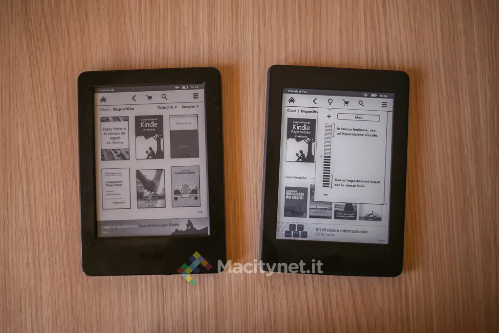 Kindle vs. Kindle Paperwhite