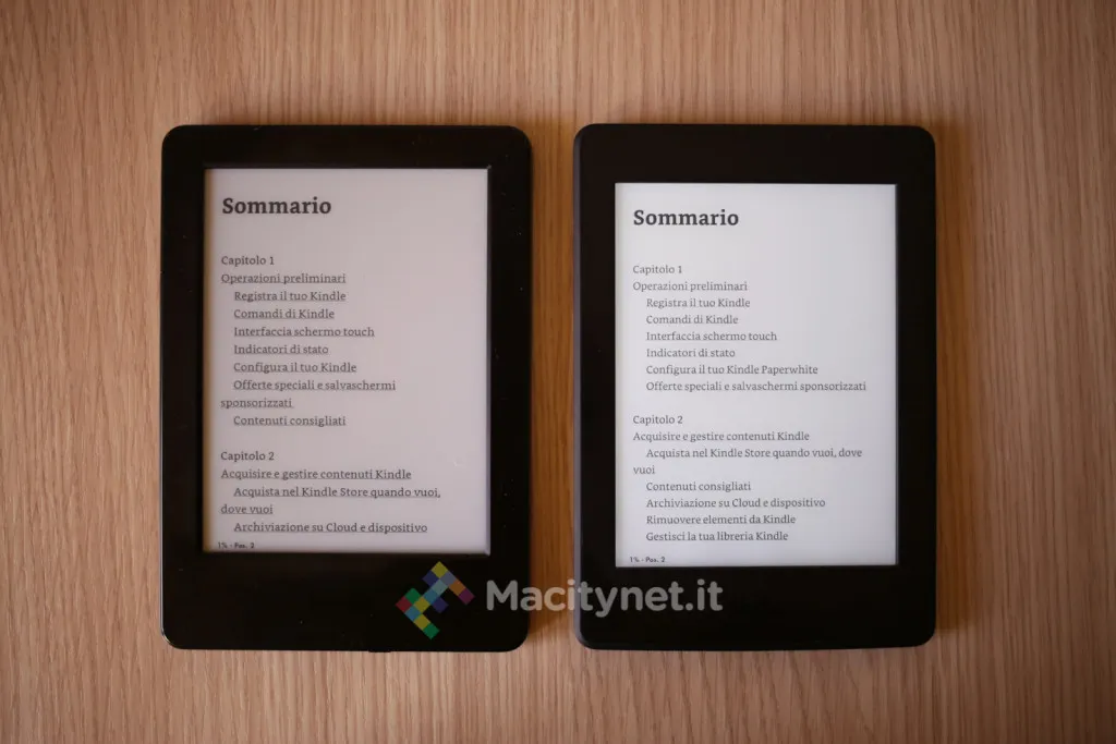 Kindle vs. Kindle Paperwhite