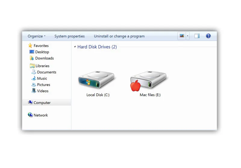 leggere dischi Mac da PC con Windows