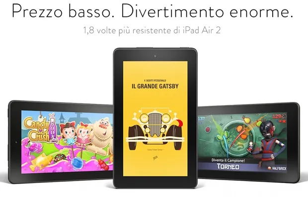 weekend Black Friday amazon fire 7 pollici