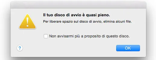 Il tuo disco è quasi pieno