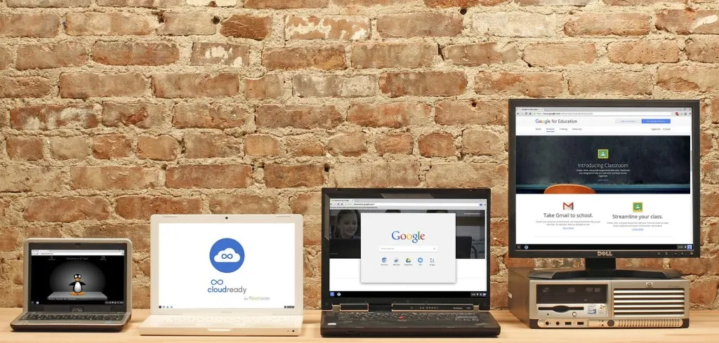 cloudready mac e pc in chromebook