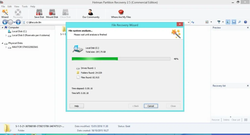 Hetman Partition Recovery